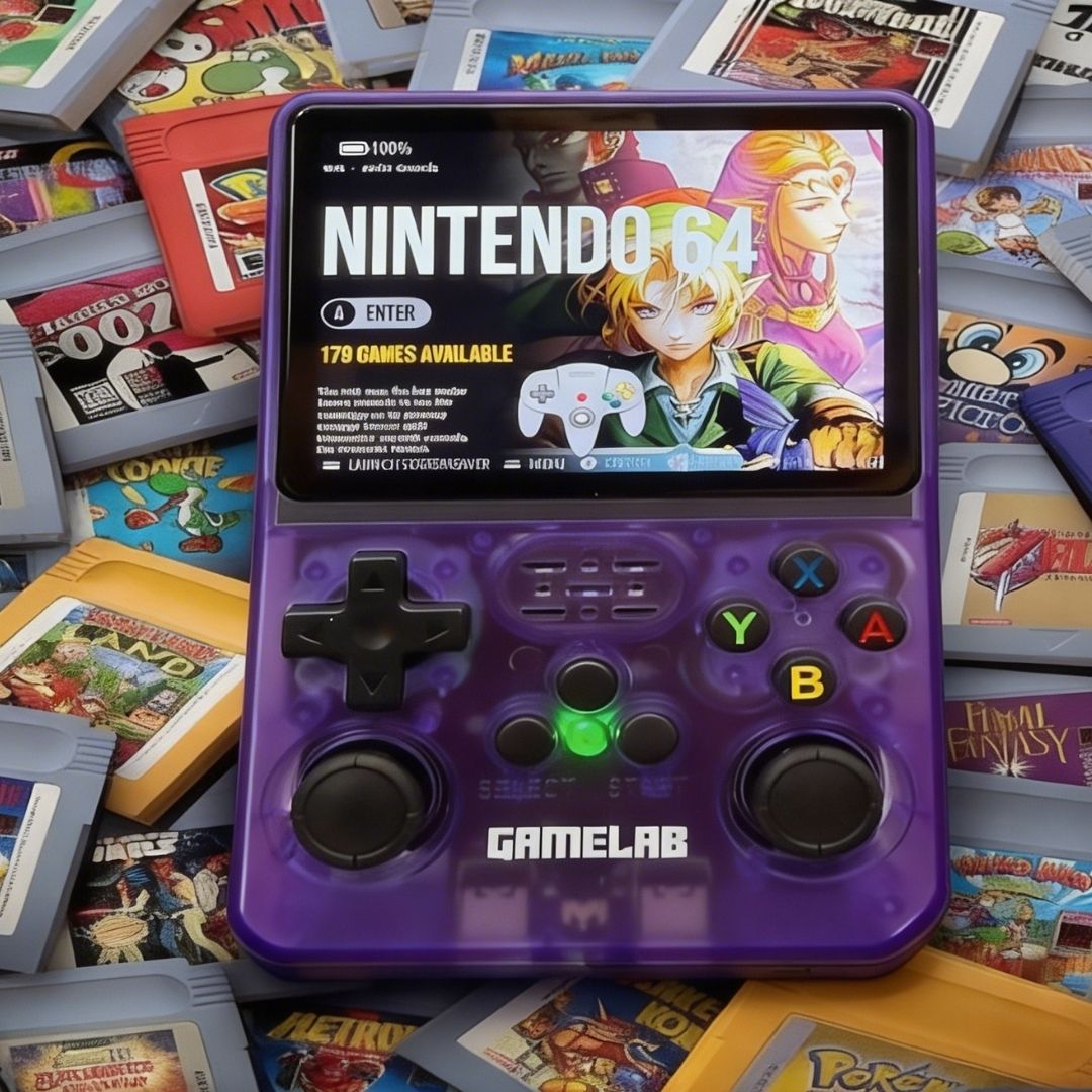 Relive Your Best Childhood Games. All In One Handheld.