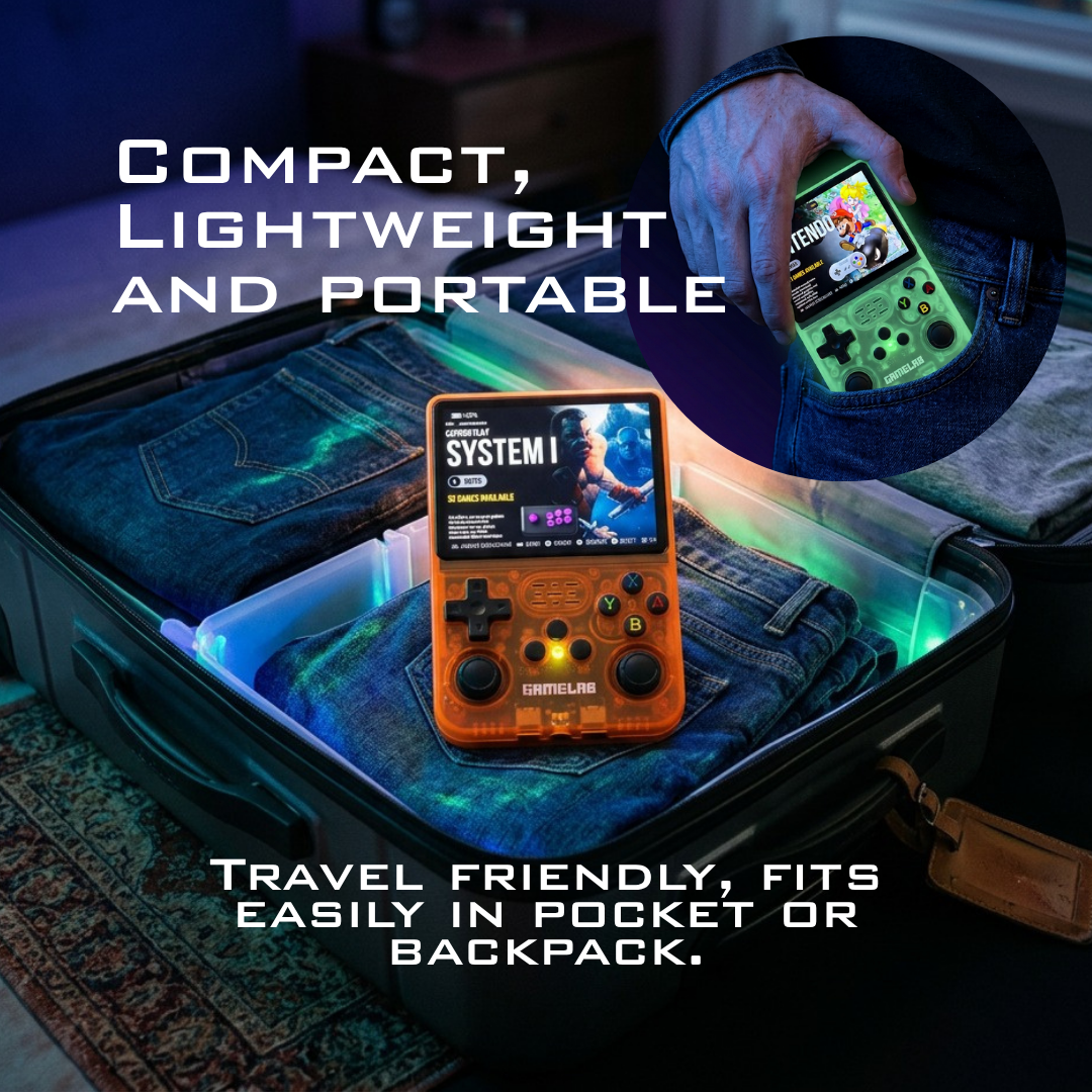Relive Your Best Childhood Games. All In One Handheld.